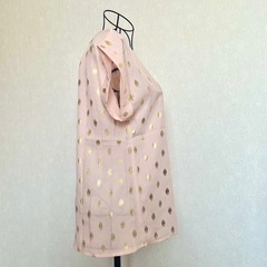 【ゴールドブラウス】SHEIN/シーイン【新品未使用】の画像