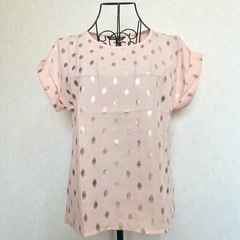 【ゴールドブラウス】SHEIN/シーイン【新品未使用】