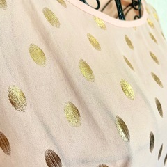 【ゴールドブラウス】SHEIN/シーイン【新品未使用】の画像