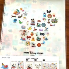 【新品】ディズニー   ポストカード  ダブルポケットホルダーの画像