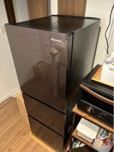 282L Hisense 3ドア冷蔵庫 HR-G2801BR 右開き