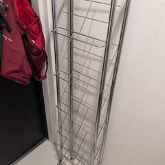 【お譲り先決まりました】ステンレス　シューズラック