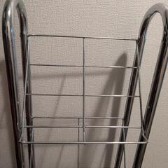 【お譲り先決まりました】ステンレス　シューズラックの画像