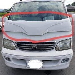 １００系ハイエース ワイパーガード　塗装塗りたて短期使用の画像