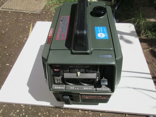 ホンダ発電機 ＥＸ４００(自衛隊色）　美品　実働品