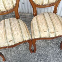 配達先決定🚚　無料配達します🚚イタリア製💖高級ダイニングチェア💖2脚セット💖の画像