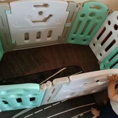 ベビーサークル　ドア付きの画像