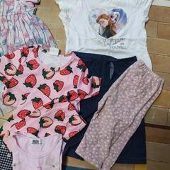 110cm　夏服まとめ売り　女の子　ディズニー　夏服の画像