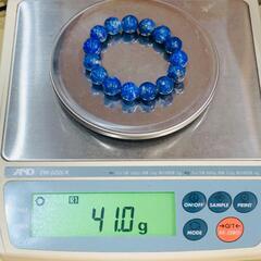 ラピスラズリ 天然石 ブレスレット パワーストーン 開運 仕事運 学業運 恋愛運の画像