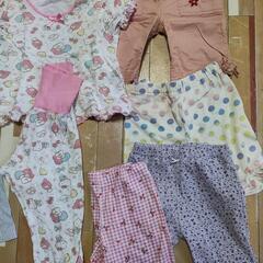 95cm　夏服まとめ売り
ズボン多め
サンリオ　キティちゃんの画像