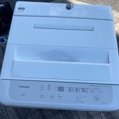 パナソニック　5.0kg 洗濯機　2020年製