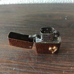 Zippo　ジッポー　豹柄　ブラウン　ハート　ラメ　ハートオブパンサー　ライター

の画像