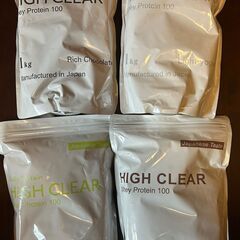 【国産プロテイン】HIGH CLEAR ホエイプロテイン 1kg...