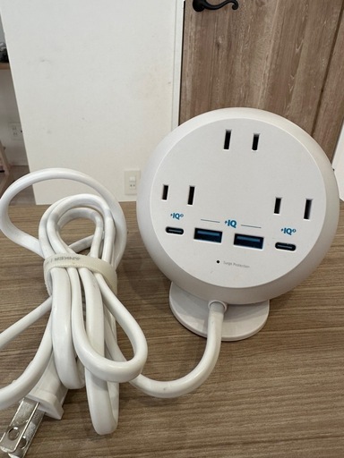 Anker 637 Magnetic Charging Station (MagGo) (マグネット式 ワイヤレス充電/電源タップ) (ホワイト)