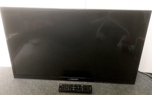 Tc902●札幌市内 配達無料●※スタンド欠品●maxzen 32型ハイビジョン液晶テレビ(J32SK02) 2017年製●USEDす