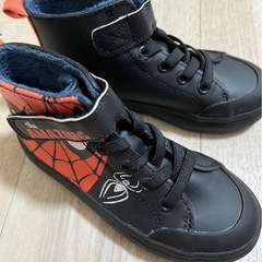 スパイダーマンブーツ　ジュニア用17cm