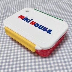 ミキハウス　miki house マルチカラー　お弁当箱　ランチボックスの画像
