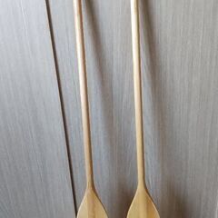 秀岳荘木製パドル2本セット