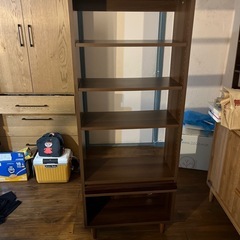 【あげます】マルチ収納シェルフ 本棚 美品の画像