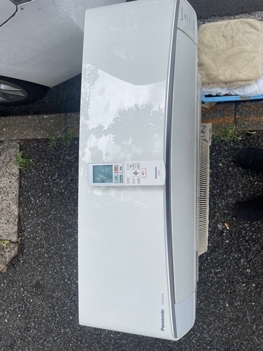 中古美品！パナソニック Panasonic CS-EX227C-W [Eolia（エオリア） エコナビ・ナノイーX搭載 お掃除エアコン （6畳・単相100V） クリスタルホワイト EXシリーズ]