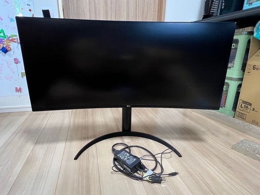 【極美品】LG　ゲーミングモニター　34WP65C-B