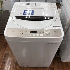 SHARP 洗濯機 2018年製 4.5kg ES-GE4B-C 入荷しました