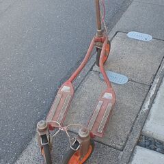 懐かしい　変形自転車