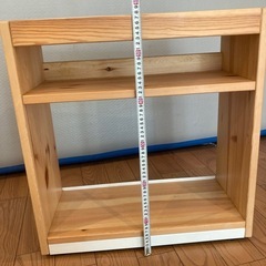 交渉中！無印良品　パイン材デスクワゴン　中古
