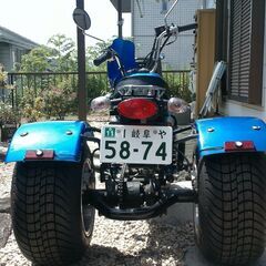 125cc　実動　中華トライク　程度良好の画像