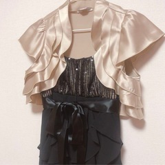 【定価約6万円】SKOT CLUB フォーマルドレス,ボレロ 2点セットの画像