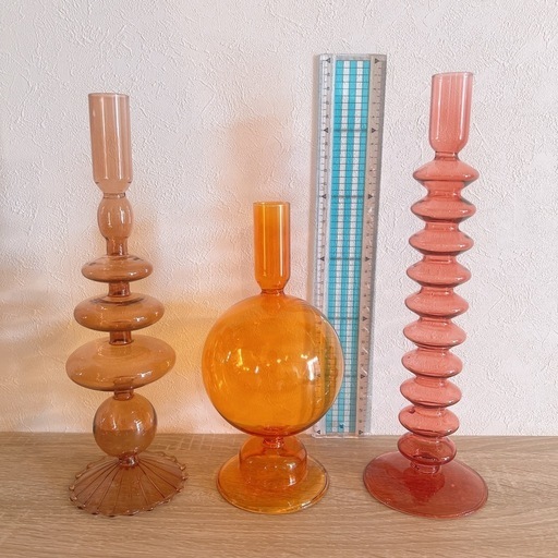 【お値下げ中】キャンドルホルダー　3個セット