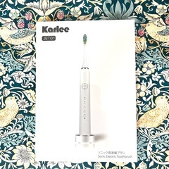 【未開封】白 電動歯ブラシ 音波式  静音 歯周病 歯石予防 歯...