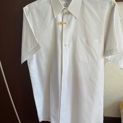 中学生男子夏服開襟シャツ2枚