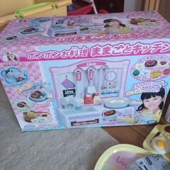リカちゃんままごとキッチン☆不足ございます☆電池入れても動きませんの画像