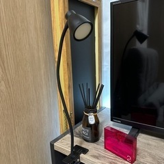 照明　クリップでどこでも挟めます