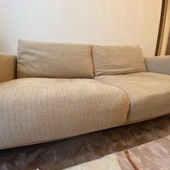 【無印良品】変わり織カバー付ソファ本体 2.5シーター フェザー 無印良品】変わり織カバー付ソファ本体 2.5シーター フェザー