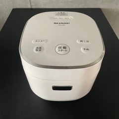 SHARP 炊飯器　パン　一人暮らし の画像