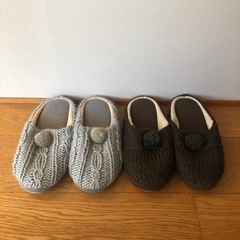 モコモコ　スリッパ　2セット  美品の画像