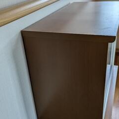 本日希望カラーボックス３個ガラス戸タイプ（1個からでもok）の画像