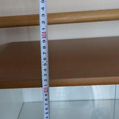 本日希望カラーボックス３個ガラス戸タイプ（1個からでもok）の画像