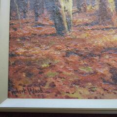 額入り油絵の画像