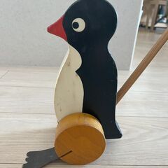 【値下げ】ペンギン 手押し 木製 子供の画像