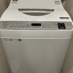 SHARP タテ型洗濯機 中古
