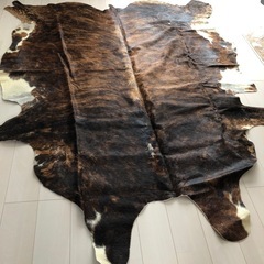 水牛革ラグマットの画像