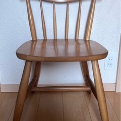 【お譲り先が決まりました】ヴィンテージ　天然木　チェア　椅子