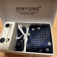 決まりました！[JEMYGINS] ネクタイ　メンズ　プレゼント　スーツ　ブルーの画像