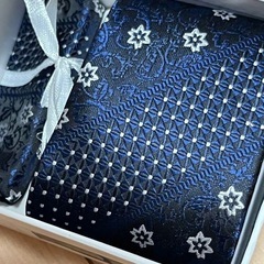 決まりました！[JEMYGINS] ネクタイ　メンズ　プレゼント　スーツ　ブルーの画像