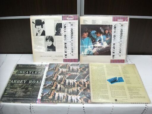 ザ・ビートルズ 国旗帯付き LPレコード 5枚セット THE BEATLES USED品 苫小牧西店