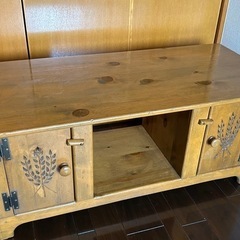 ビンテージ木製ローテーブル