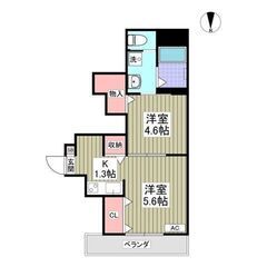 ｟2K｠💙フリーレント1ヵ月❕敷０＆礼０❕葛飾区❕四ツ木駅徒歩1...